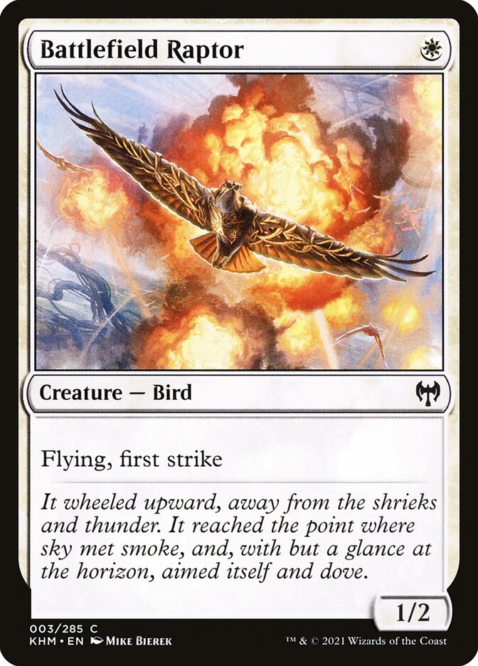 Battlefield Raptor 3/285 (Kaldheim)  - Foil