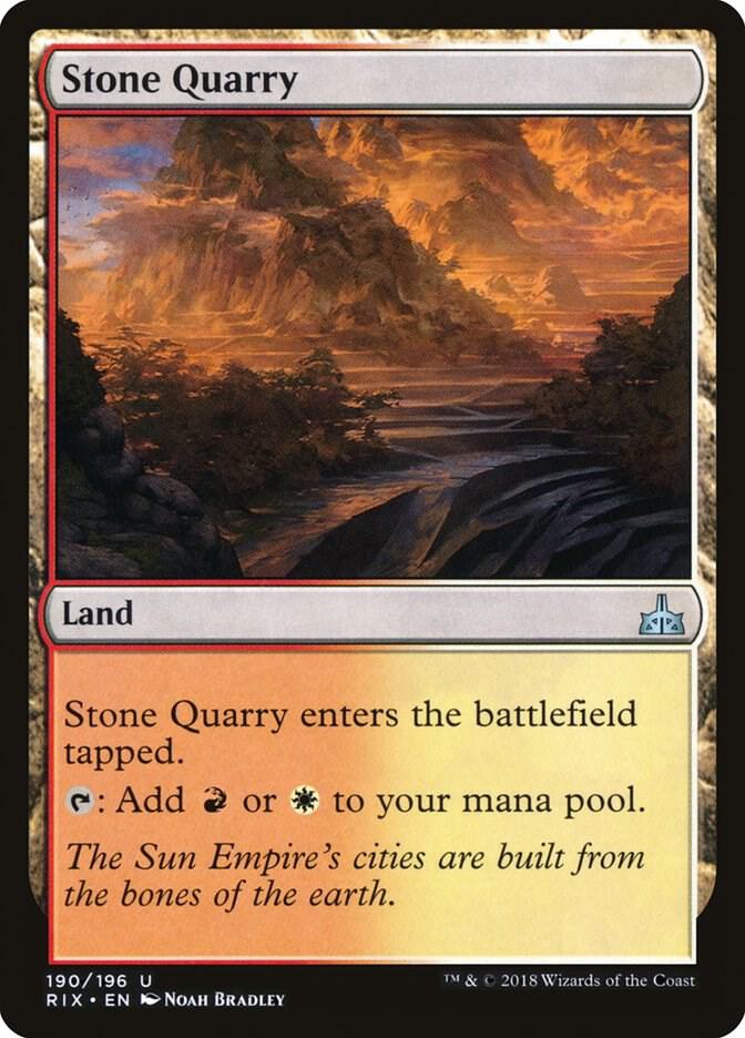 Stone Quarry 190/196 (Rivals of Ixalan) 