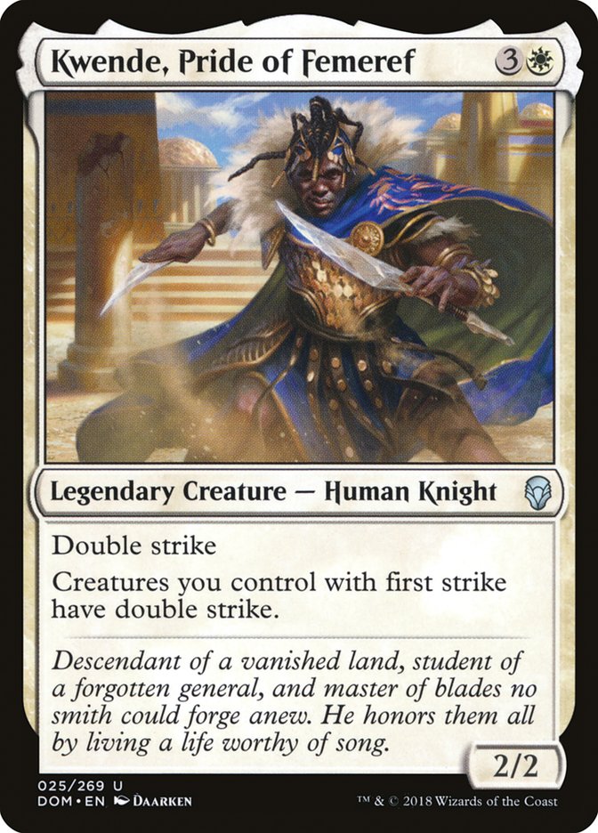 Kwende, Pride of Femeref 25/269 (Dominaria) 