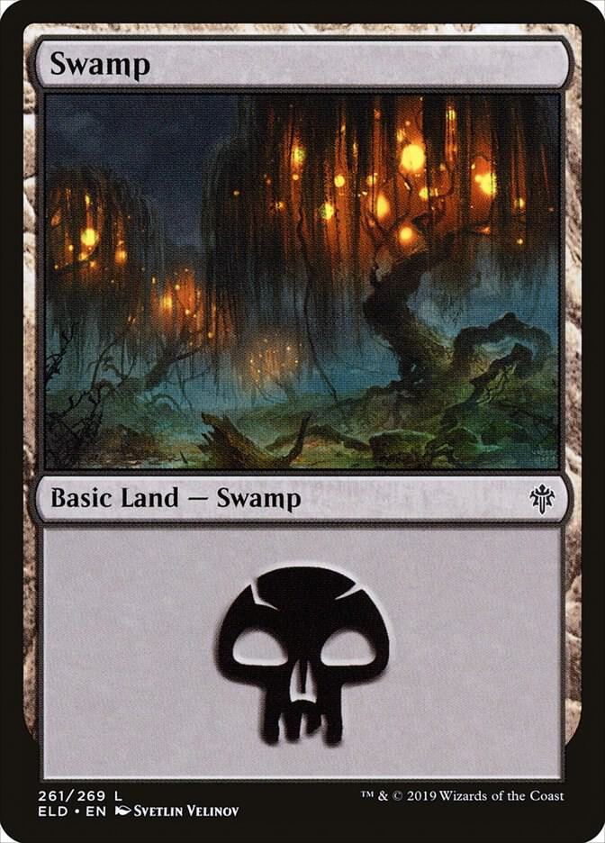 Swamp 261/269 (Throne of Eldraine)  - Foil