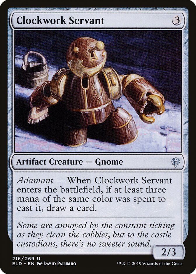 Clockwork Servant 216/269 (Throne of Eldraine) 