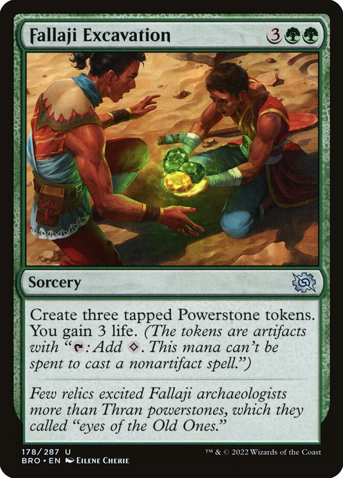 Fallaji Excavation 178/287 (The Brothers' War)  - Foil