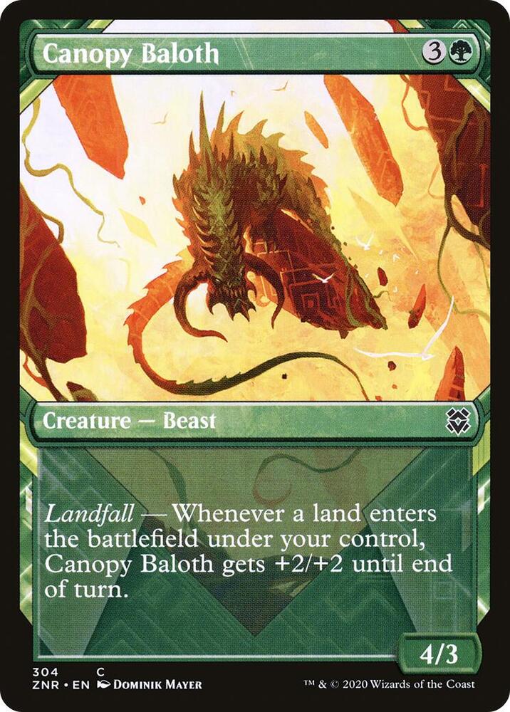 Canopy Baloth 304/280 (Zendikar Rising)  - Showcase