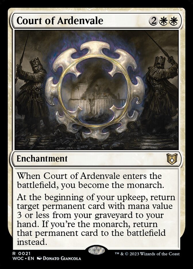 Court of Ardenvale 21/173 (Commander: Wilds of Eldraine)  - Foil