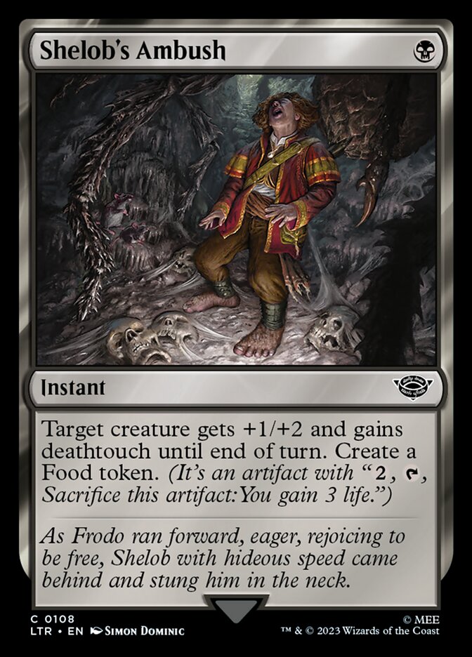 Shelob's Ambush 108/281 (Universes Beyond: The Lord of the Rings: Tales of Middle-earth)  - Foil