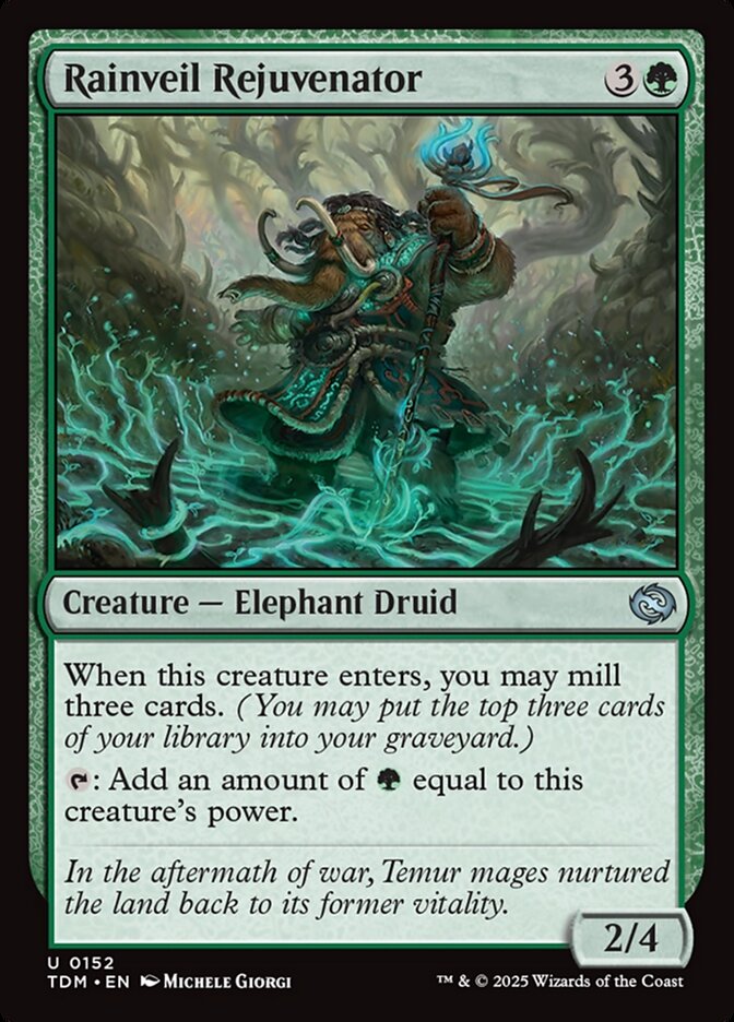 Rainveil Rejuvenator 152/291 (Tarkir: Dragonstorm)  - Foil
