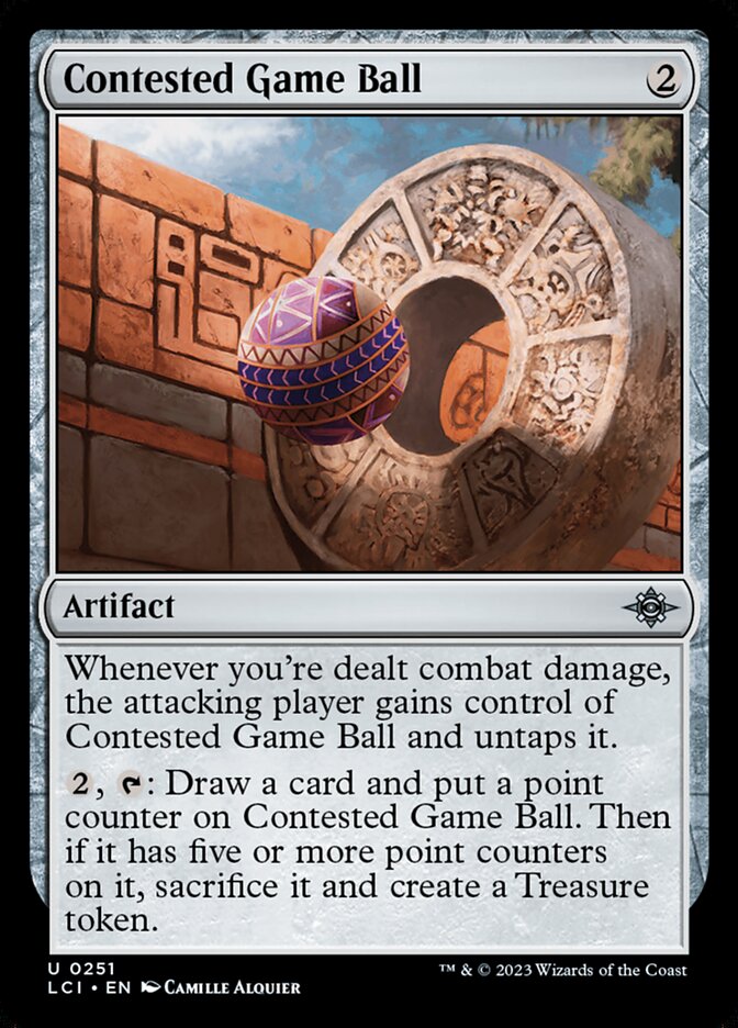 Contested Game Ball 251/291 (The Lost Caverns of Ixalan)  - Foil
