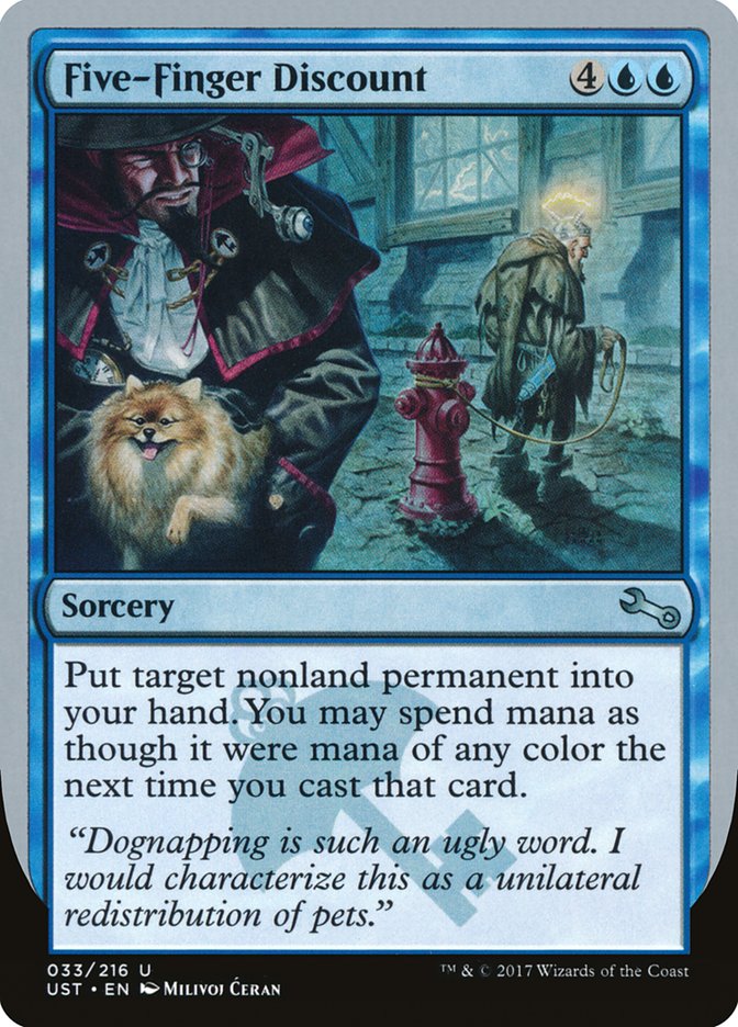 Five-Finger Discount 33/216 (Unstable) 