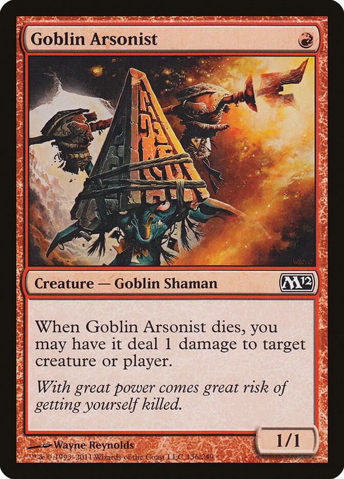 Goblin Arsonist 136/249 (Magic 2012 (M12)) 