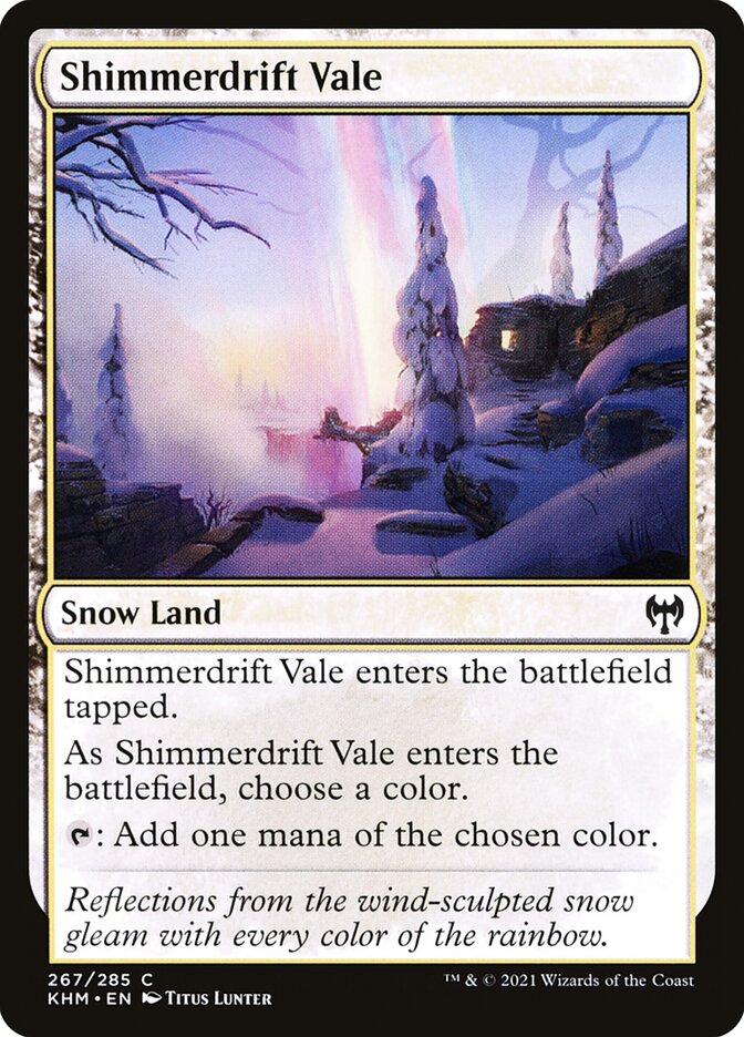 Shimmerdrift Vale 267 (Kaldheim)  - Foil
