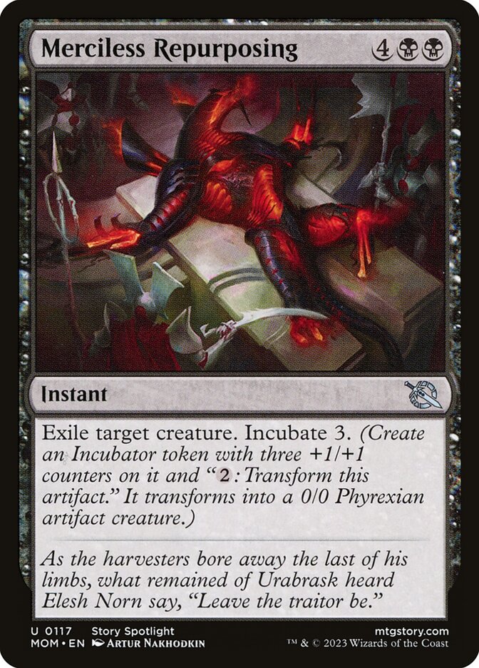 Merciless Repurposing 117/291 (March of the Machine)  - Foil