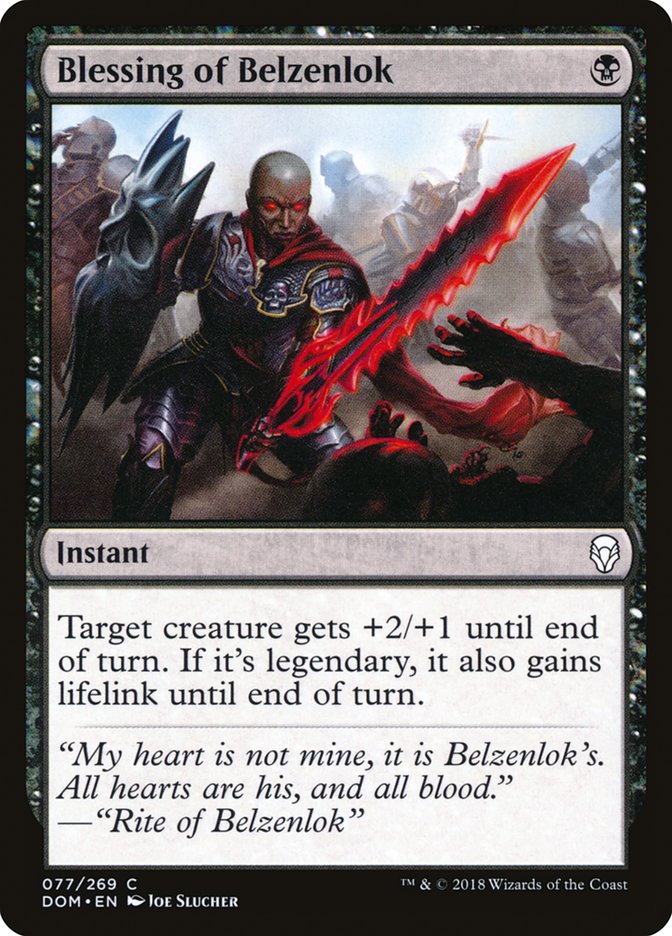 Blessing of Belzenlok 77/269 (Dominaria) 