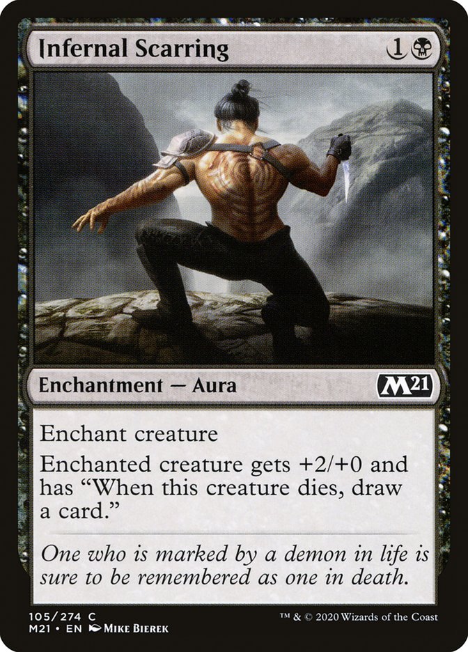 Infernal Scarring 105 (Core Set 2021) 
