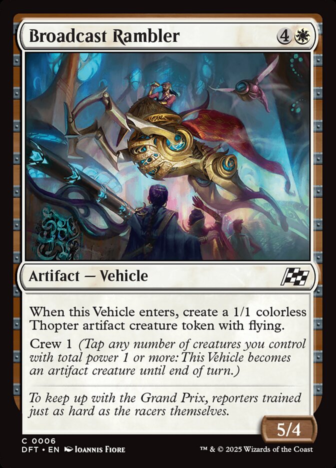 Broadcast Rambler 6/291 (Aetherdrift)  - Foil