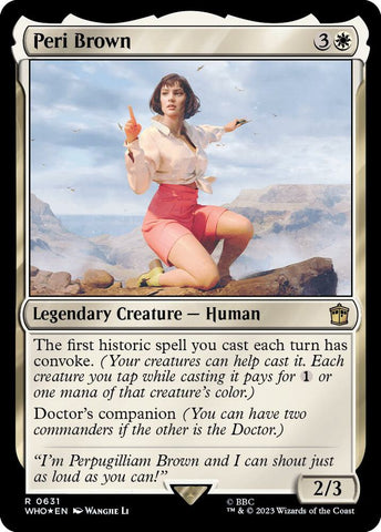 Peri Brown 631/331 (Universes Beyond: Doctor Who)  - Surge Foil
