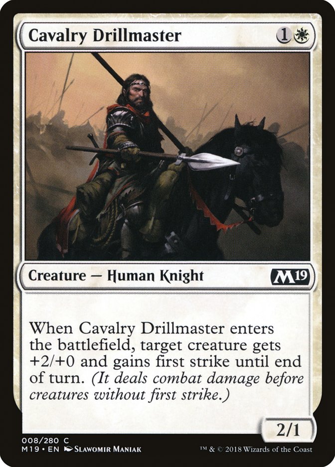 Cavalry Drillmaster 8/280 (Core Set 2019) 