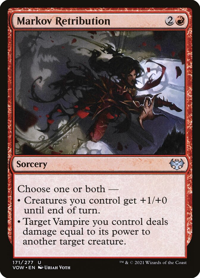 Markov Retribution 171/277 (Innistrad: Crimson Vow)  - Foil
