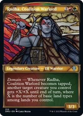 Radha Coalition Warlord Showcase 310/281 (Dominaria United) 