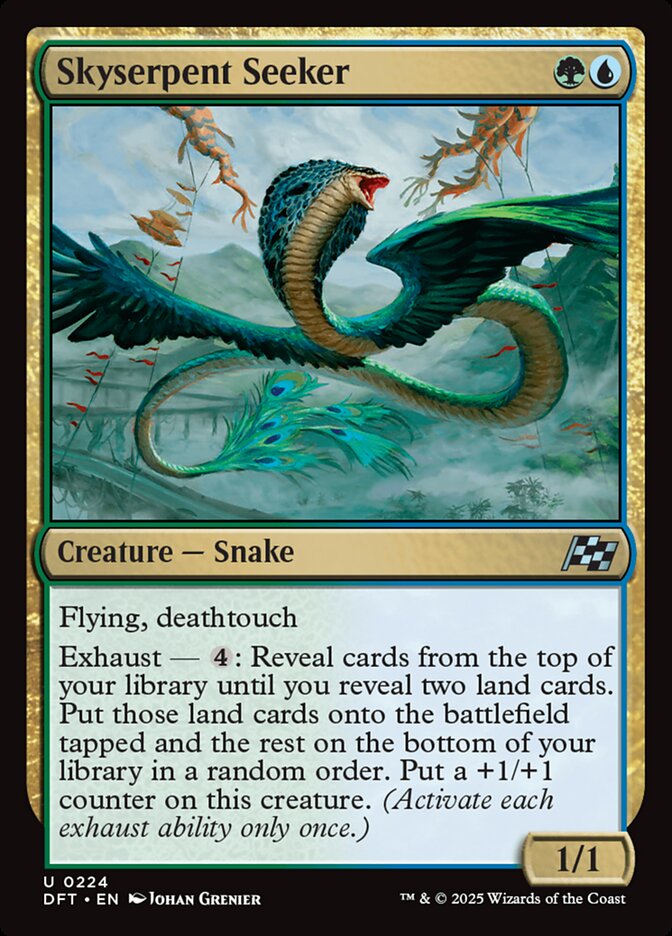 Skyserpent Seeker 224 (Aetherdrift)  - Foil