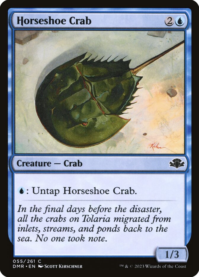 Horseshoe Crab 55/261 (Dominaria Remastered)  - Foil