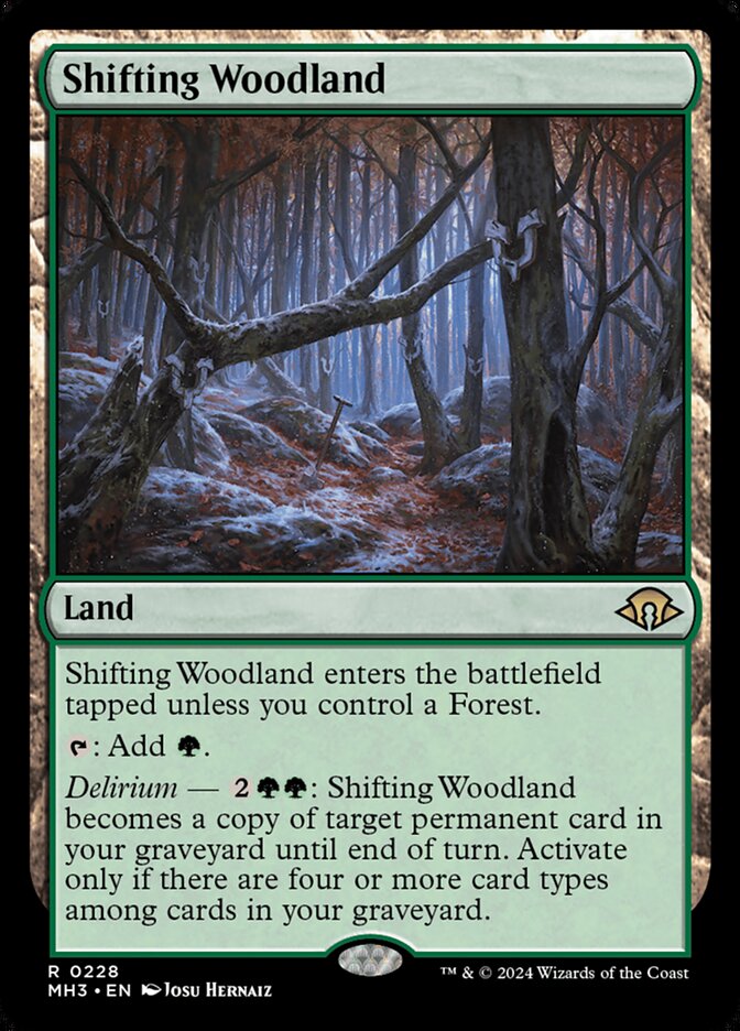 Shifting Woodland 228 (Modern Horizons 3)  - Foil