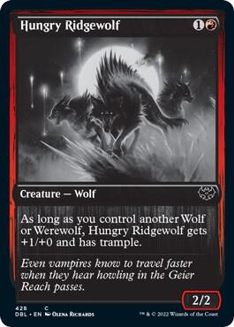 Hungry Ridgewolf 428/534 (Innistrad: Double Feature) 