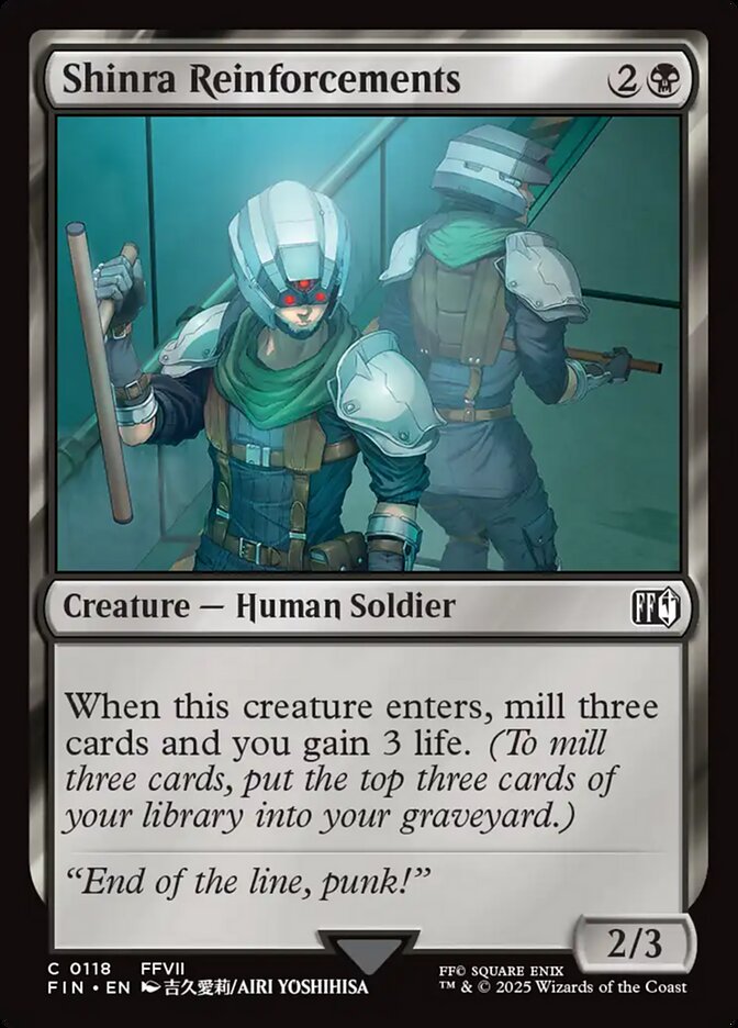 Shinra Reinforcements 118 (FINAL FANTASY)  - Foil