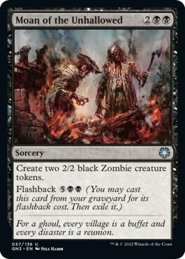 Moan of the Unhallowed 57/135 (Magic Game Night: Free-For-All) 