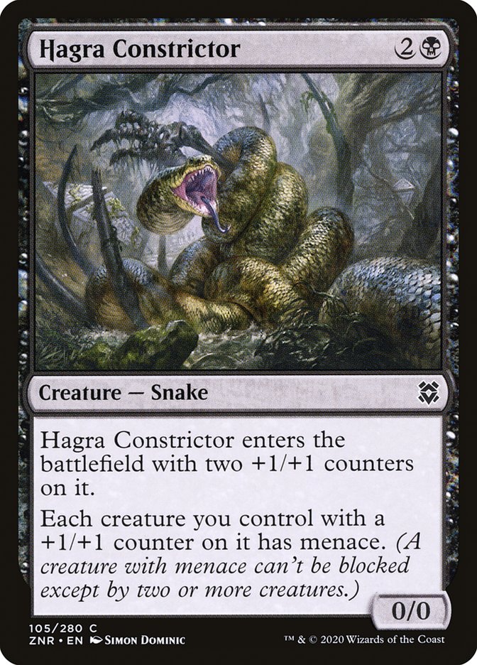 Hagra Constrictor 105 (Zendikar Rising) 