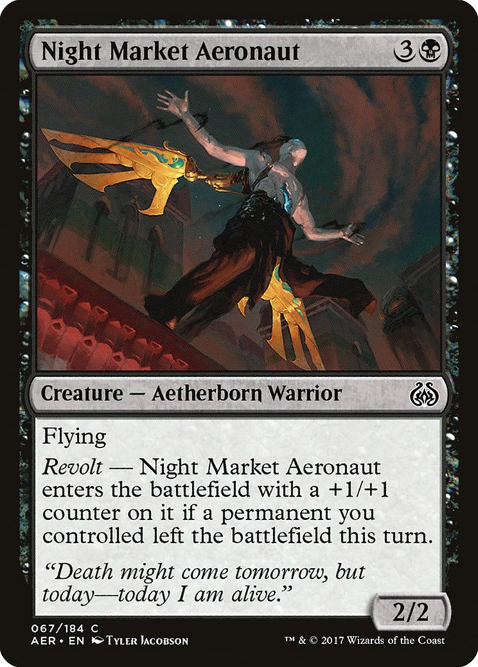 Night Market Aeronaut 67/184 (Aether Revolt) 