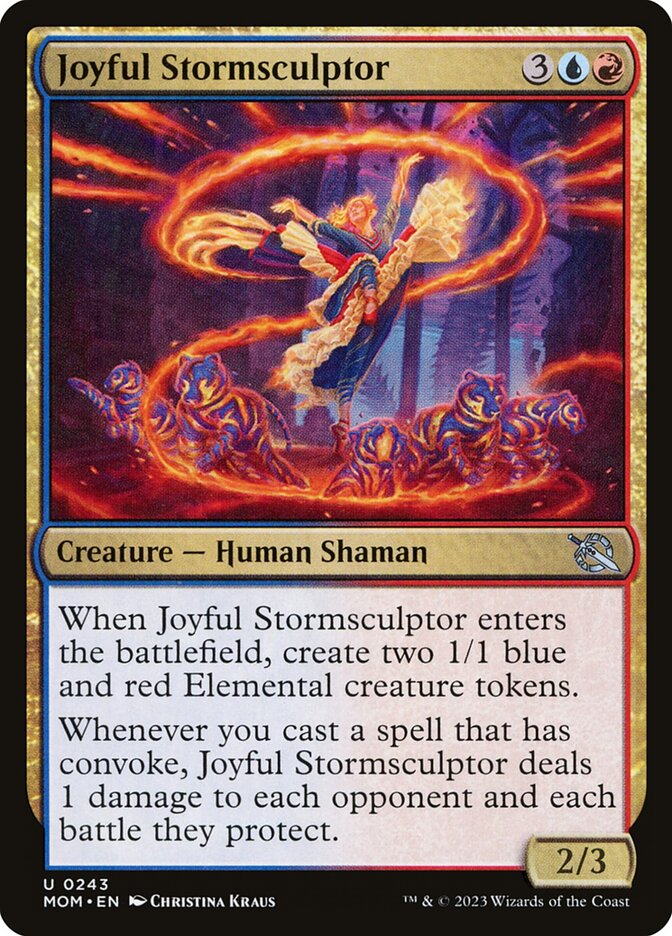 Joyful Stormsculptor 243/291 (March of the Machine)  - Foil