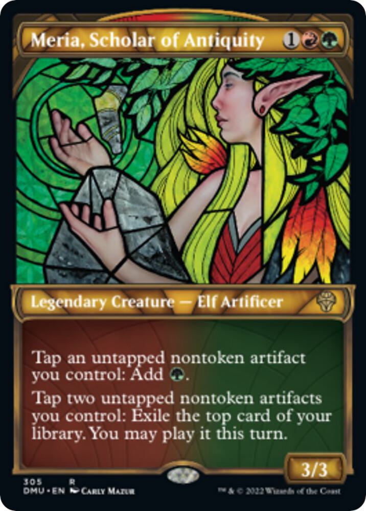Meria Scholar of Antiquity Showcase 305/281 (Dominaria United) 