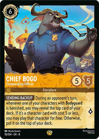 Chief Bogo - Commanding Officer (18/204) [Reign of Jafar]