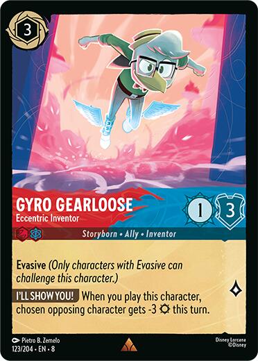 Gyro Gearloose - Eccentric Inventor (123/204) [Reign of Jafar]