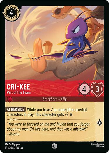 Cri-Kee - Part of the Team (131/204) [Reign of Jafar]