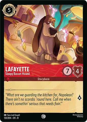 Lafayette - Sleepy Basset Hound (132/204) [Reign of Jafar]