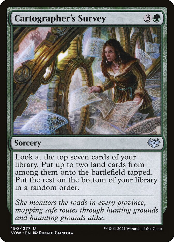 Cartographer's Survey 190 (Innistrad: Crimson Vow)  - Foil