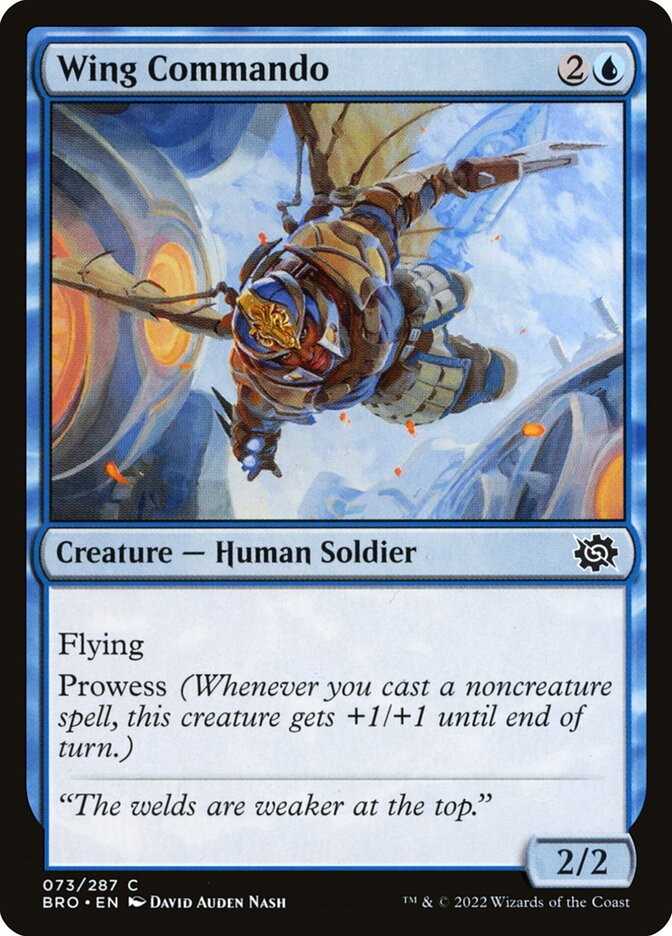Wing Commando 73/287 (The Brothers' War)  - Foil