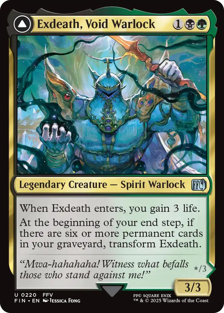 Exdeath, Void Warlock // Neo Exdeath, Dimension's End [FINAL FANTASY]