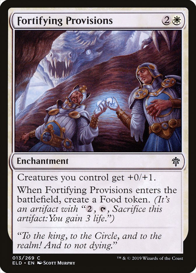 Fortifying Provisions 13/269 (Throne of Eldraine) 