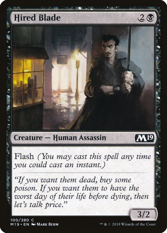 Hired Blade 100/280 (Core Set 2019) 