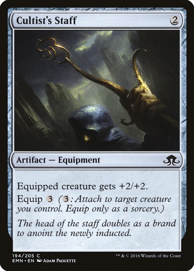 Cultist's Staff 194/205 (Eldritch Moon) 