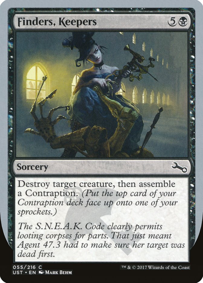 Finders, Keepers 55/216 (Unstable) 