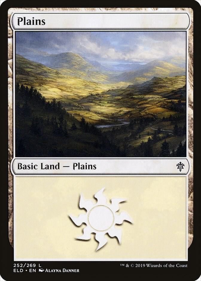 Plains 252/269 (Throne of Eldraine)  - Foil