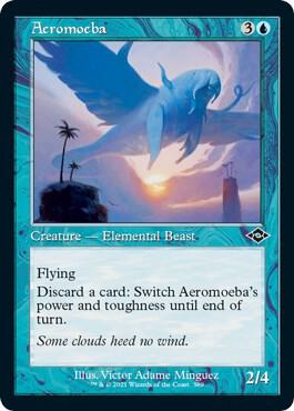 Aeromoeba 389 (Modern Horizons 2)  - Retro Etched Foil