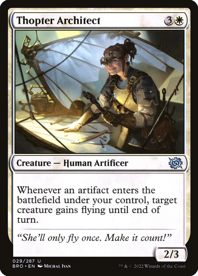 Thopter Architect 29/287 (The Brothers' War) 