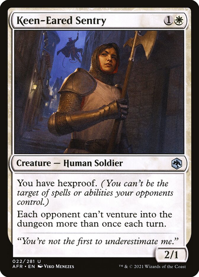 Keen-Eared Sentry 22 (Adventures in the Forgotten Realms)  - Foil