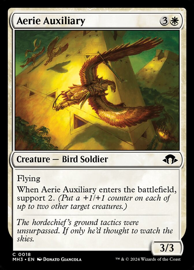 Aerie Auxiliary 18/319 (Modern Horizons 3)  - Foil