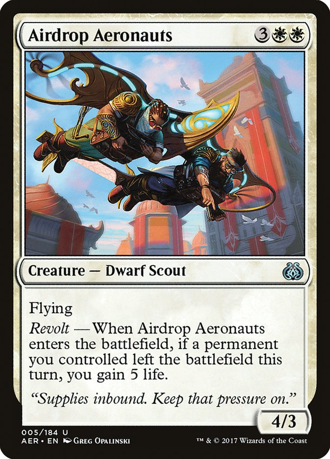 Airdrop Aeronauts 5/184 (Aether Revolt) 