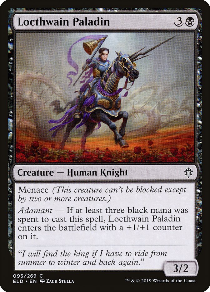 Locthwain Paladin 93/269 (Throne of Eldraine) 